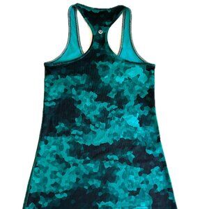 Green/Black Lululemon Women's Athletic Top